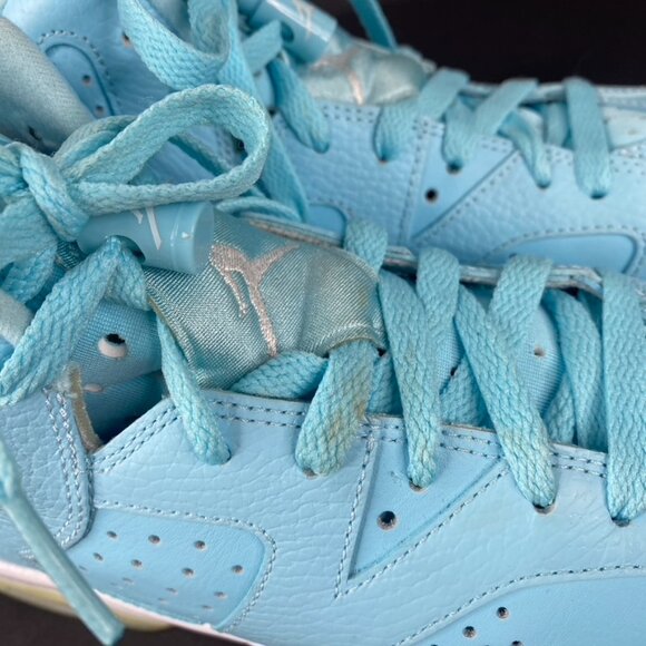 Air Jordan 6 Retro Pantone GG Still Blue Sneakers Size 5.5Y/Womens 7 - Picture 3 of 10